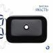 Комплект Qtap Scorpio: Раковина накладна прамокутна 550х390х120 мм Matt Black + Донний клапан PU03 SD00053422 фото 4