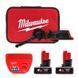 Шліфмашина стрічкова акумуляторна безщіткова MILWAUKEE M12 FBFL10-402B (10 мм) (ЗУ+2Х4А&middot;год + сумка) 4933480959 фото 2