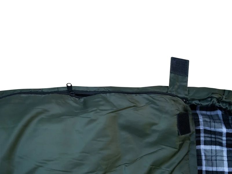 Спальний мішок Totem Ember Plus XXL ковдра з капюшоном олива 190/90 TTS-015-R фото