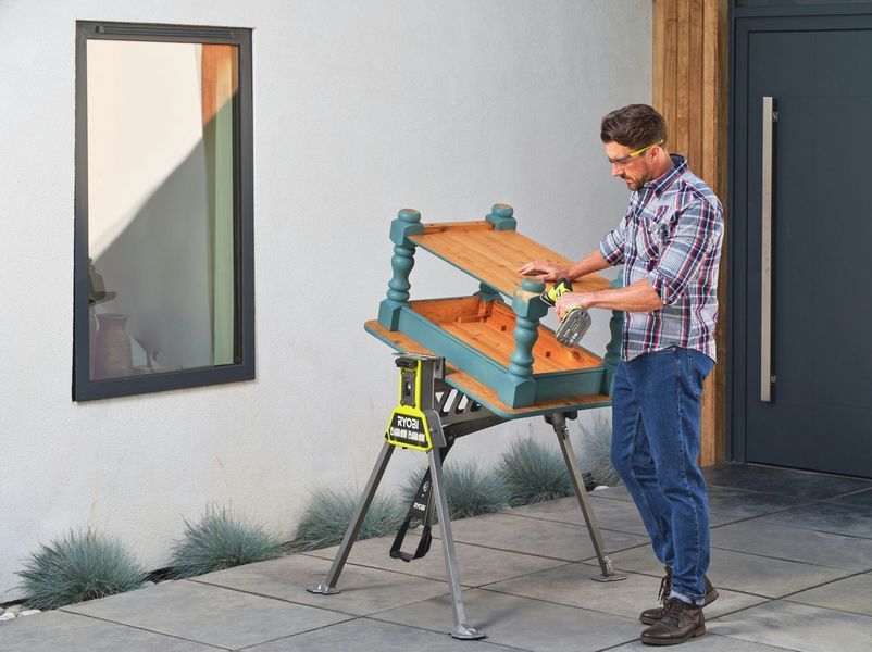 Верстак складаний з лещатами Ryobi RSTSJ150 1070х980х895мм навантаження до 250кг 19кг 5133005891 5133005891 фото