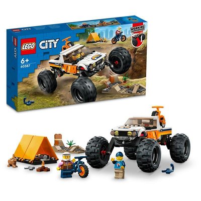 Конструктор LEGO City Пригоди на позашляховику 4x4 60387L фото