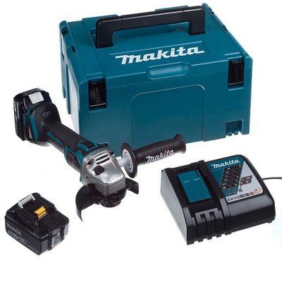 Акумуляторна болгарка Makita DGA 504 RTJ DGA504RTJ фото