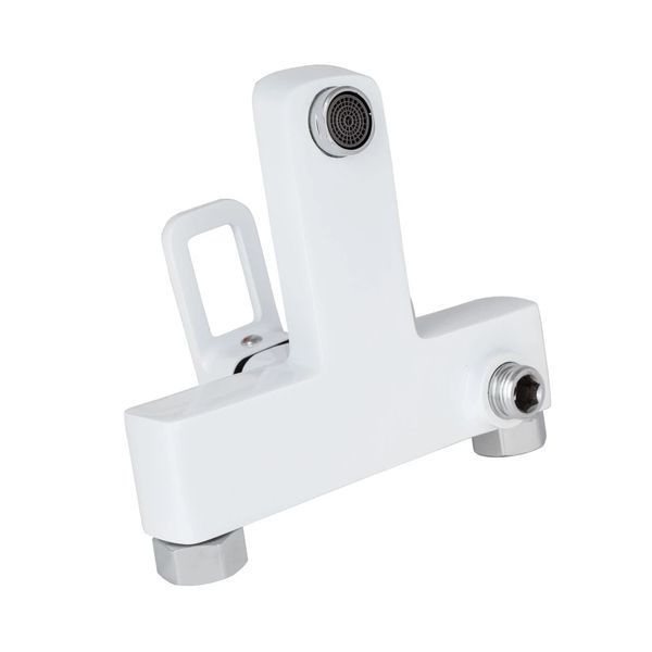 Змішувач для ванни Lidz Wawel 006 (з душовим гарнітуром) (k35) LDWAW006WHI45398 White SD00051522 фото