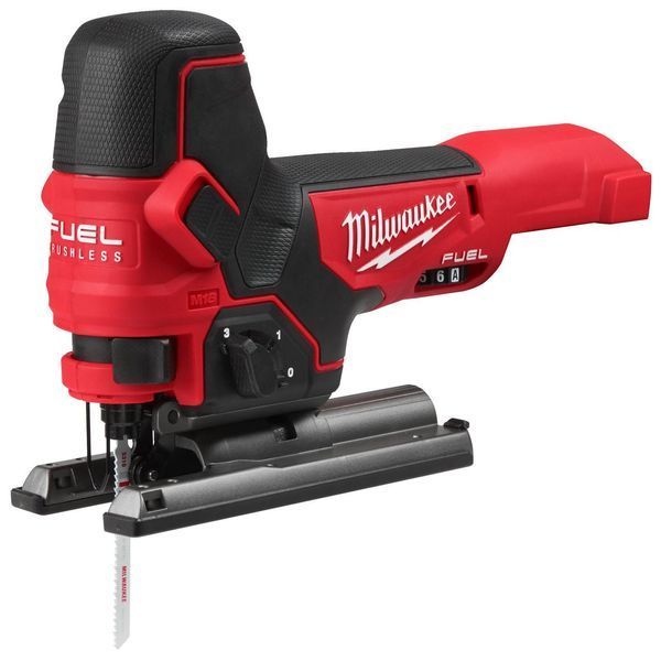 Пила лобзикова акумуляторна безщіткова MILWAUKEE M18 FBJS-0X (каркас, аксесуари, HDкейс) 4933464799 фото