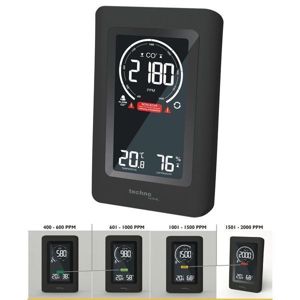 Метеостанція Technoline WL1030 Black (WL1030) DAS301569 фото