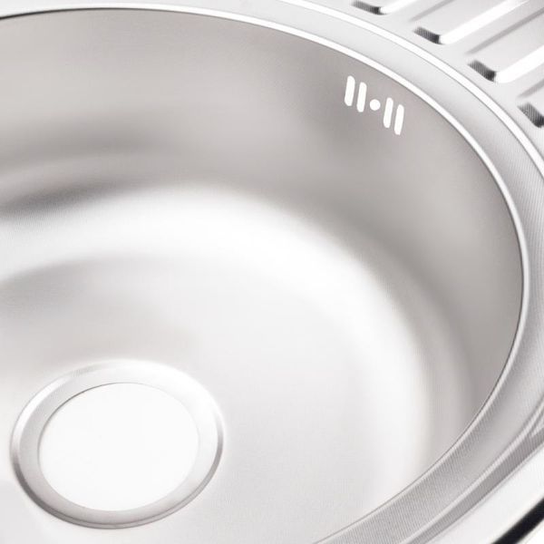 Кухонна мійка Brinex 7750 0,8 мм Micro Decor (BRIN7750MDEC08) SD00054095 фото