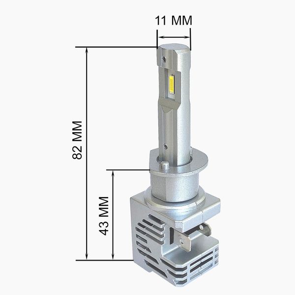 Комплект светодиодных ламп 2шт Prime-X MINI Н1 (5000K) 2000000016054 фото