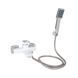 Змішувач для ванни Lidz Wawel 006 (з душовим гарнітуром) (k35) LDWAW006WHI45398 White SD00051522 фото 1