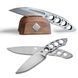 Набір з двох ножів Ocaso "Duo Desk Knife Spear Point" із підставкою з деревини горіха 80DKS фото 1