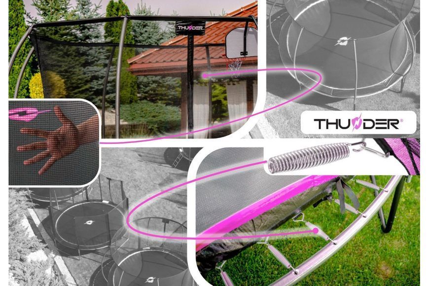 Батут THUNDER INSIDE ULTRA 16FT рожевий INSIDE-ULTRA-16FT-PINK INSIDE-ULTRA-16FT-PINK фото