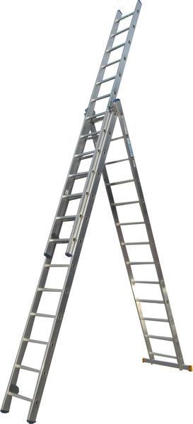 Драбина ELKOP 3-секц. розкл. 3*13сх. 3,5-8,2м VHR P мет.розтяжка VHR Р 3*13 фото
