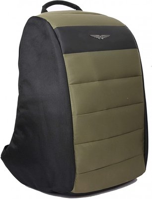 Рюкзак с отделением для ноутбука 15 дюймов на 20 л POLICE SHROUD ANTI-THEFT BACKPACK черный/зелёный PT1692272_3-73 фото