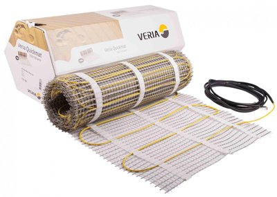 Мат нагрівальний Veria Quickmat 150, двожильний, для систем опалення, 10м кв., 0.5х20м, 1800Вт, 230В 189B0182 фото