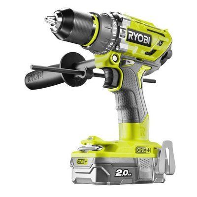 Шуруповерт-дриль Ryobi ONE+ R18PD7-220B, 18В, ударний, безщітковий, 85Нм, 2х2.0Ач 5133004295 фото