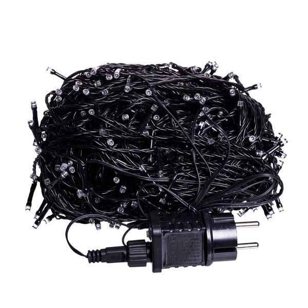 Гірлянда Різдвяна фея вулична 50 (м) 500 LED чорний провід Синій CF500L50MBBL Garlando CF500L50MBBL CF500L50MBBL фото