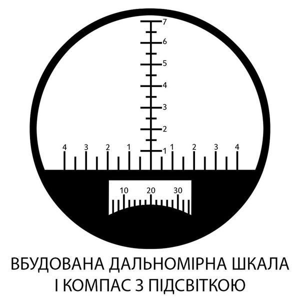 Бінокль SIGETA General 10x50 Camo floating/compass/reticle морський 65860 фото