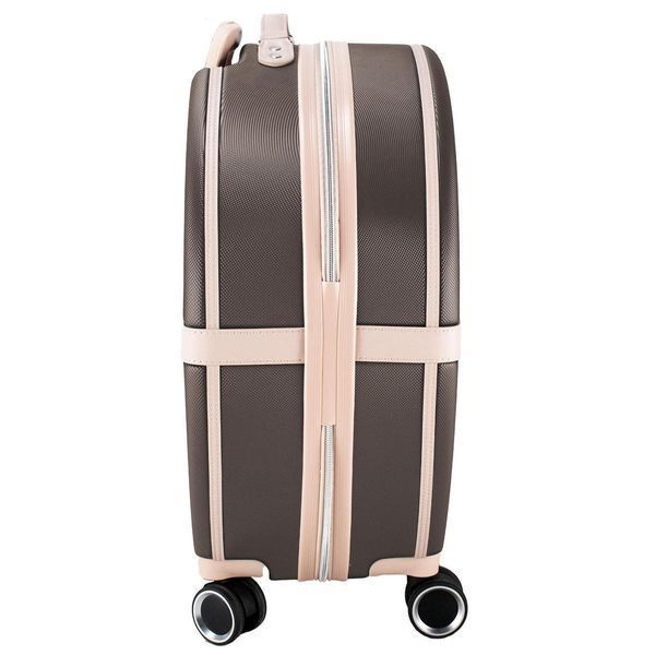 Валіза Semi Line 24" (M) Brown/Pink Cream (T5673-3) DAS302679 фото