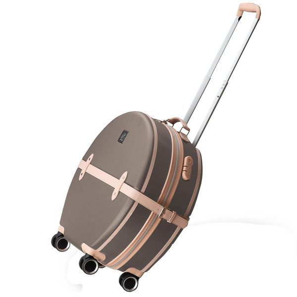Валіза Semi Line 24" (M) Brown/Pink Cream (T5673-3) DAS302679 фото