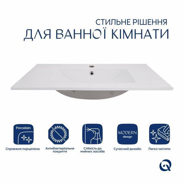 Раковина Qtap Albatross 820х460х180 White QT01113080CW1 SD00053610 фото