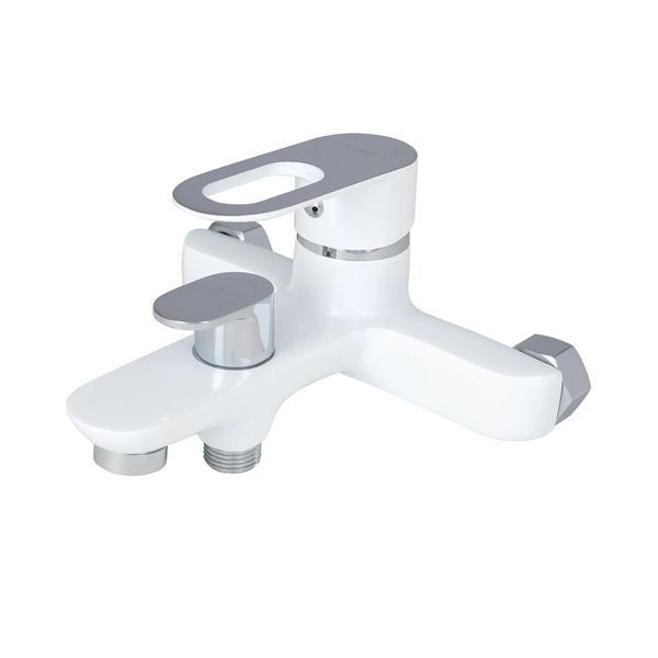 Змішувач для ванни Lidz Latwa 006 (з душовим гарнітуром) (k35) LDLAT006WHI45424 White SD00051548 фото
