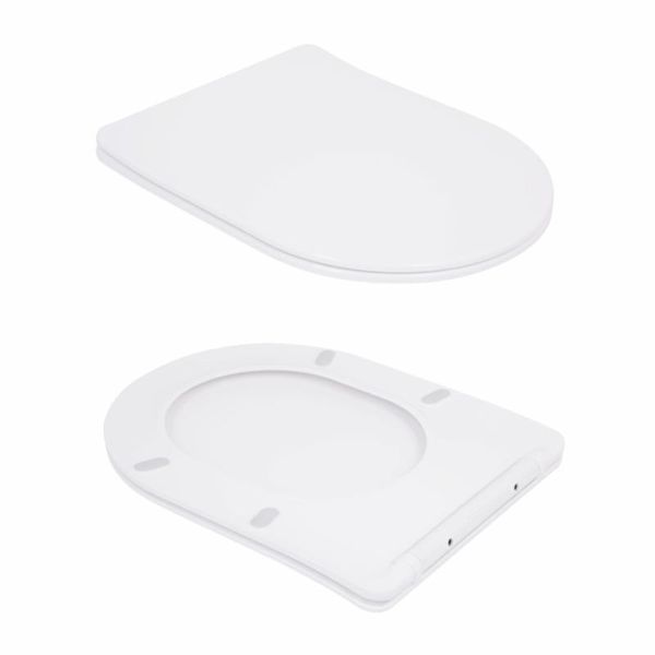 Унітаз підвісний Qtap Robin Ultra Quiet безобідковий з сідінням Soft-close 520x365x365 мм WHITE SD00052888 фото