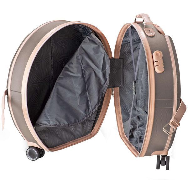 Валіза Semi Line 24" (M) Brown/Pink Cream (T5673-3) DAS302679 фото