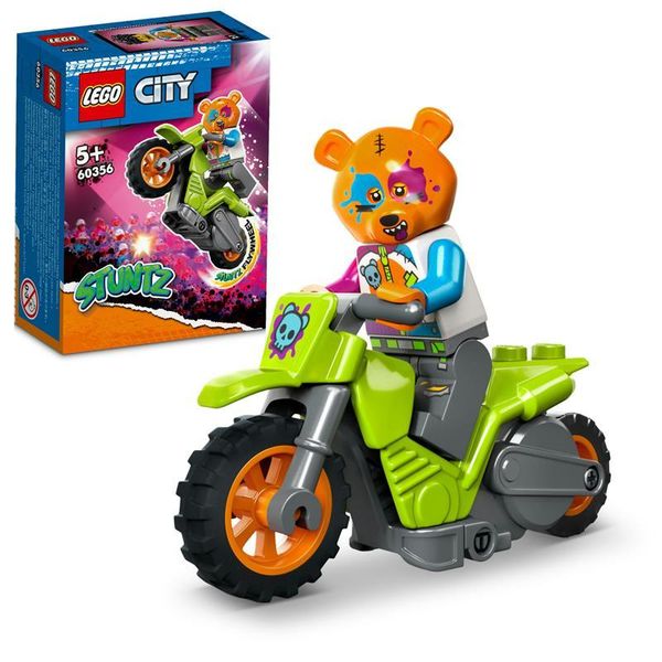 Конструктор LEGO City Каскадерський мотоцикл ведмедя 60356L фото