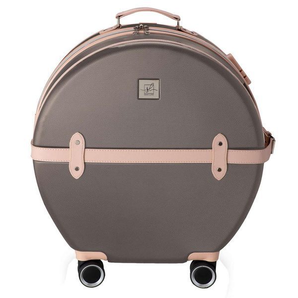 Валіза Semi Line 24" (M) Brown/Pink Cream (T5673-3) DAS302679 фото