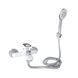 Змішувач для ванни Lidz Latwa 006 (з душовим гарнітуром) (k35) LDLAT006WHI45424 White SD00051548 фото 1
