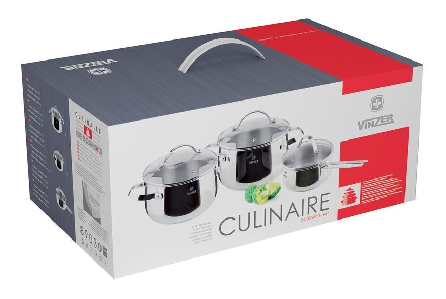 Набір посуду Vinzer CULINAIRE 6 предметів 50030 50030 фото