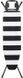 Дошка для прасування Rolser K-S Black Tube Blanco/Negro (K04016-2064) 931975 фото 1