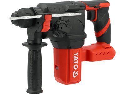 Перфоратор акумуляторний YATO SDS+ Li-Ion 18 В J=2.5 Дж, &Oslash;22 мм в бетоні,3 режими (БЕЗ АКУМУЛЯТОРА) YT-827723 YT-827723 фото