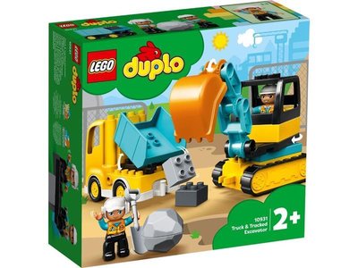 Конструктор LEGO DUPLO Вантажівка і гусеничний екскаватор 10931L фото