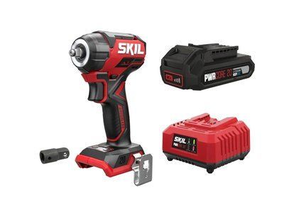 Гайковерт акумуляторний ударний без щітковий SKIL 3265 CA Compact + енергокомплект 3110 АА 11071900102 (акумулятор 2,5 Ah, заря 11071900102 фото
