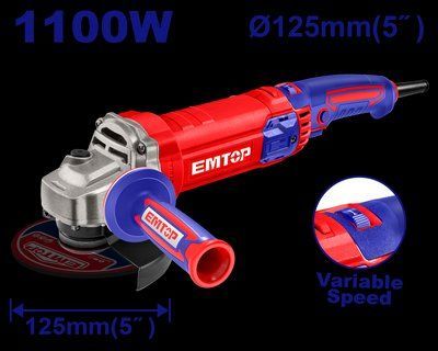 Болгарка (кутова шліфмашина) EMTOP EAGRS11053 EAGRS11053 фото