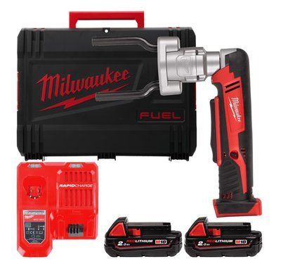 Інструмент для кабельних конекторів акумуляторний MILWAUKEE, M18 BSBT-202X (зарядний пристрій М12-18 FC. 2 акумулятори М18 В2 2А 4933493289 фото