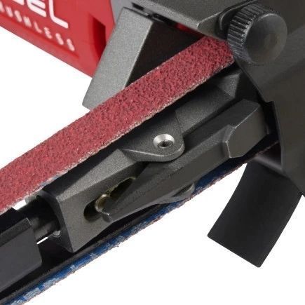 Шліфмашина стрічкова акумуляторна безщіткова MILWAUKEE M12 FBFL13-0 (13 мм) (каркас) 4933480960 фото