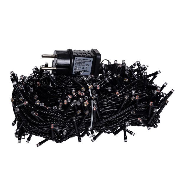 Гірлянда Різдвяна фея вулична 50 (м) 500 LED чорний провід Мультиколір CF500L50MBML Garlando CF500L50MBML CF500L50MBML фото