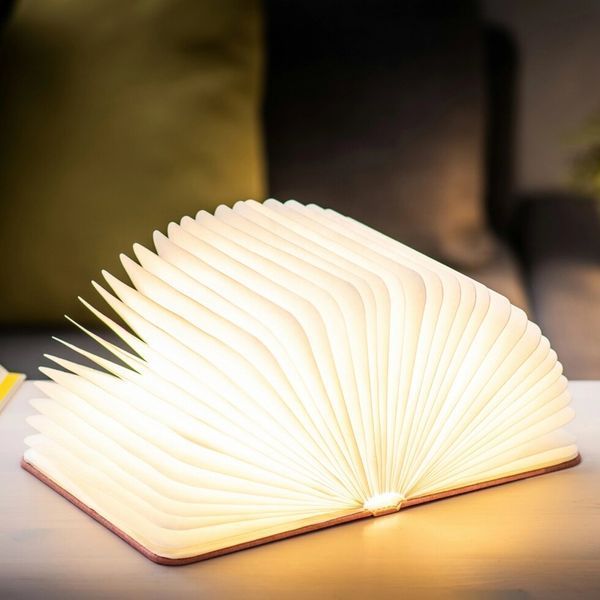 Світильник-книга на акумуляторі LARGUE URBAN Gingko (Англія), рожевий GK12F-PK1 фото