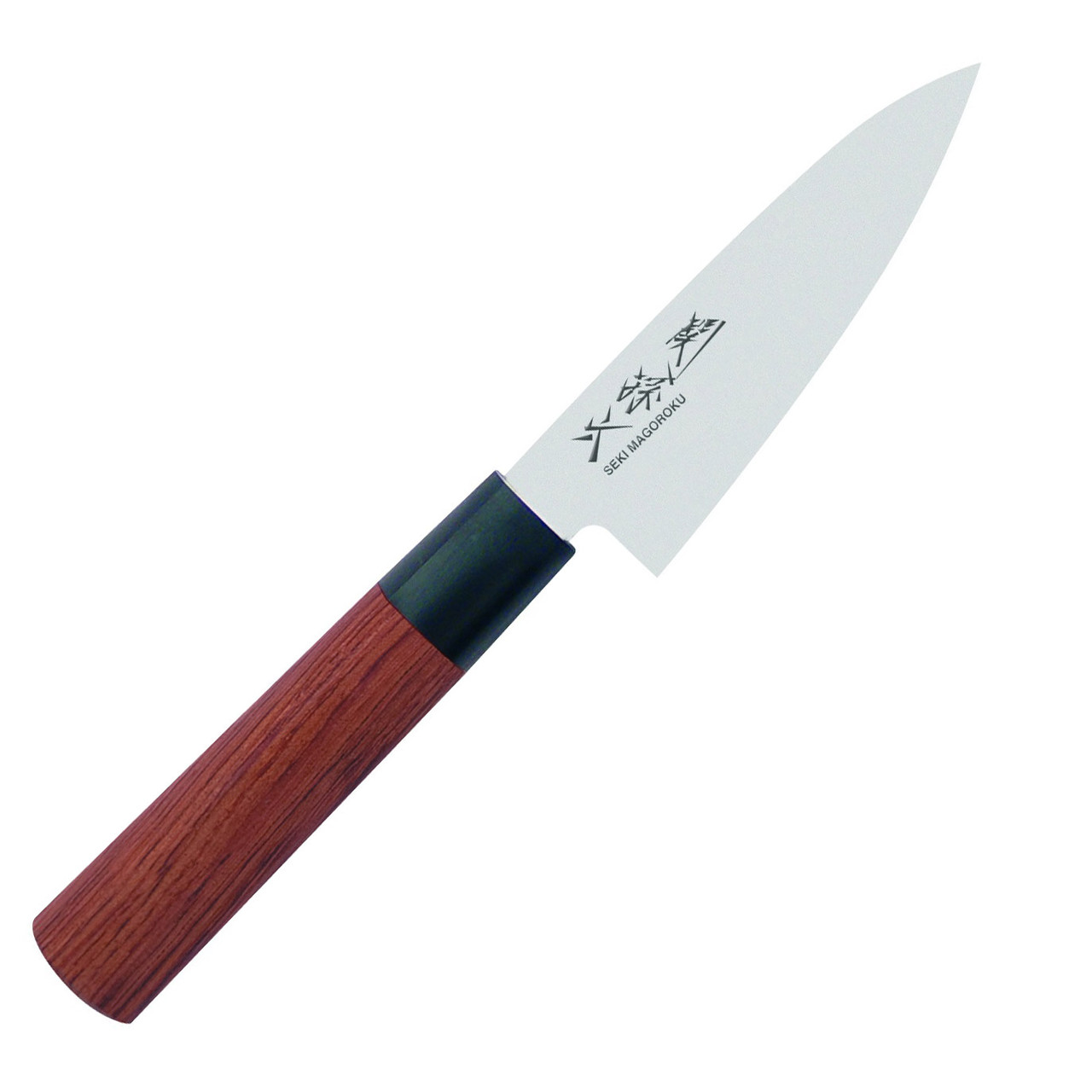 Ніж кухонний овочевий, 100 мм, KAI Seki Magoroku Red Wood (MGR-0100P)