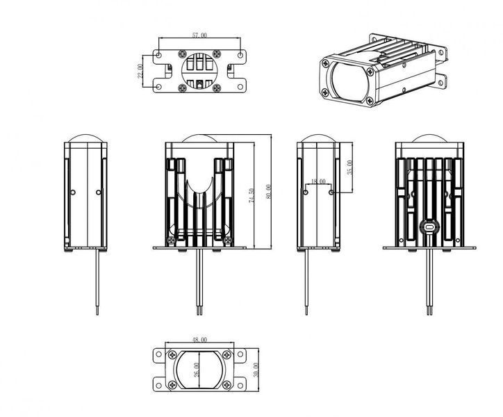 Комплект світлодіодних матрічних лінз Infolight Matrix 1inch Infolight Matrix 1inch фото
