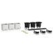 Комплект Lechuza Green Wall Home Kit Color, 48х6х14 см, Білий 13398 фото 2