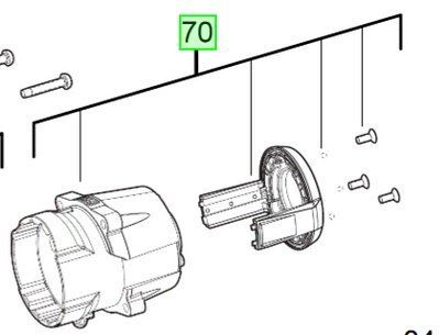 Корпус редуктора /Milwaukee M18 FMTIW2P12 4931473590 фото