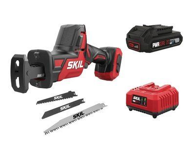 Пила шабельна акумуляторна безщіткова SKIL 3475 CA Compact + енергокомплект 3110 АА 11071800202 (акумулятор 2,5 Ah, зарядний 11071800202 фото