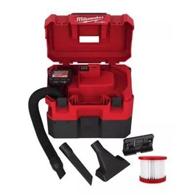 Пилосос акумуляторний для води та сухого сміття MILWAUKEE M12 FVCL-0 (каркас) 4933478186 фото