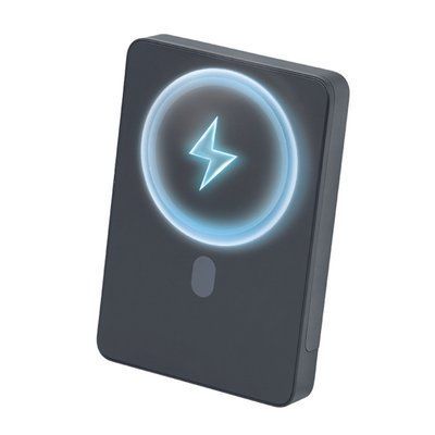 Повербанк (Power Bank) Brevia ePower 45530MSB 10000mAh MagSafe SuperSlim PD20W Qі15W LCD чорний 45530MSB(L) фото