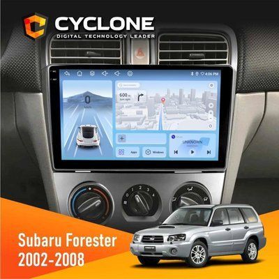 Штатна магнітола Subaru Forester 2002-2008 Cyclone C9-012 4x64 DSP 4G НФ-00008024 фото