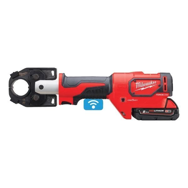 Обтискник гідравлічний акумуляторний для кабелів MILWAUKEE M18 HCCT-201C 53 кН (ЗП +1Х2А&middot;год + кейс) 4933451194 4933451194 фото