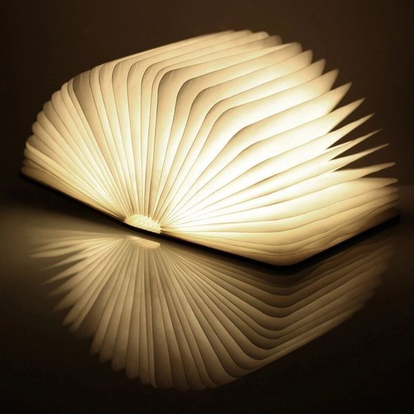 Світильник-книга на акумуляторі Smart Book, дерево горіх GK12W1 фото