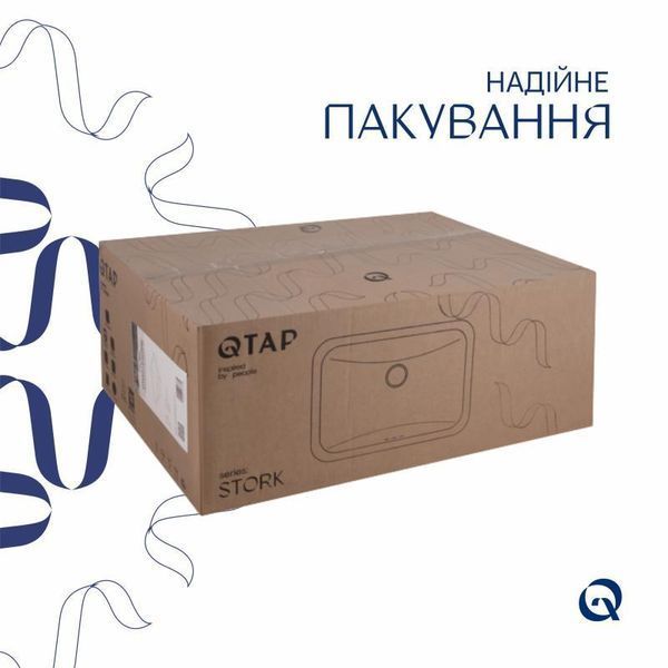 Раковина Qtap Stork 535x365x190 White QT1511H0422DW SD00052897 фото